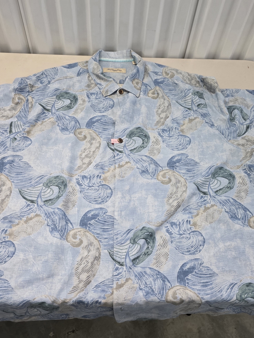 Tommy Bahama Silk Hawaiian Button Front Shirt Men's Size 3XB